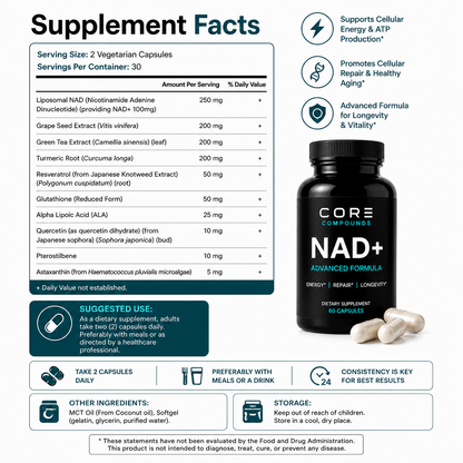 NAD+ Advanced Cellular Support